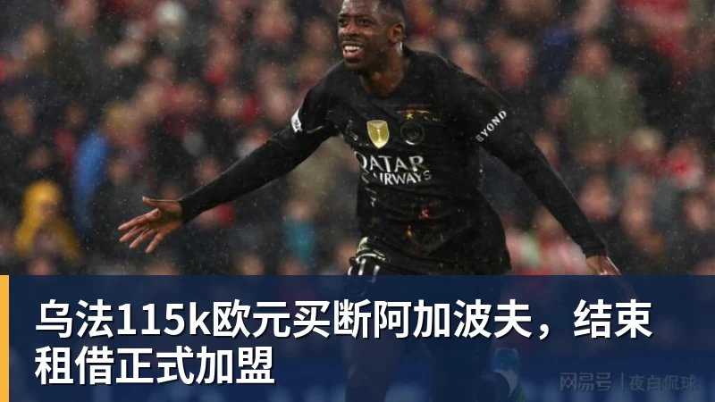 乌法115k欧元买断阿加波夫，结束租借正式加盟